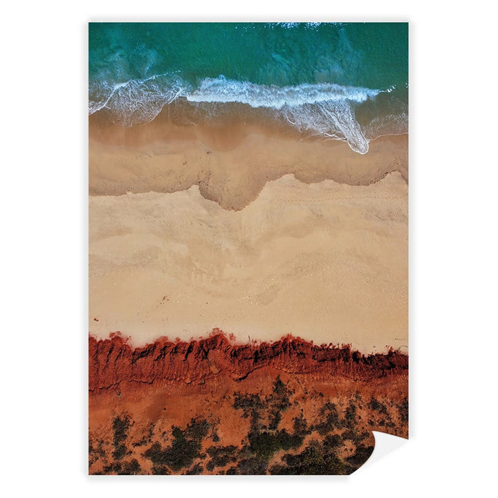 Red Sands 2 Wall Art Print A4 (21 x 29.7cm) / Print Only / No Border from our Australian Made Framed Wall Art, Prints & Posters collection by Profile Products (Australia) Pty Ltd