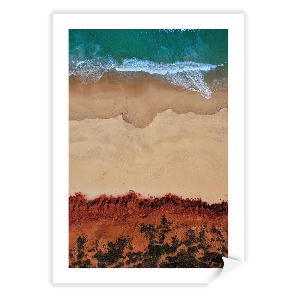 Red Sands 2 Wall Art Print A4 (21 x 29.7cm) / Print Only / White Border from our Australian Made Framed Wall Art, Prints & Posters collection by Profile Products (Australia) Pty Ltd