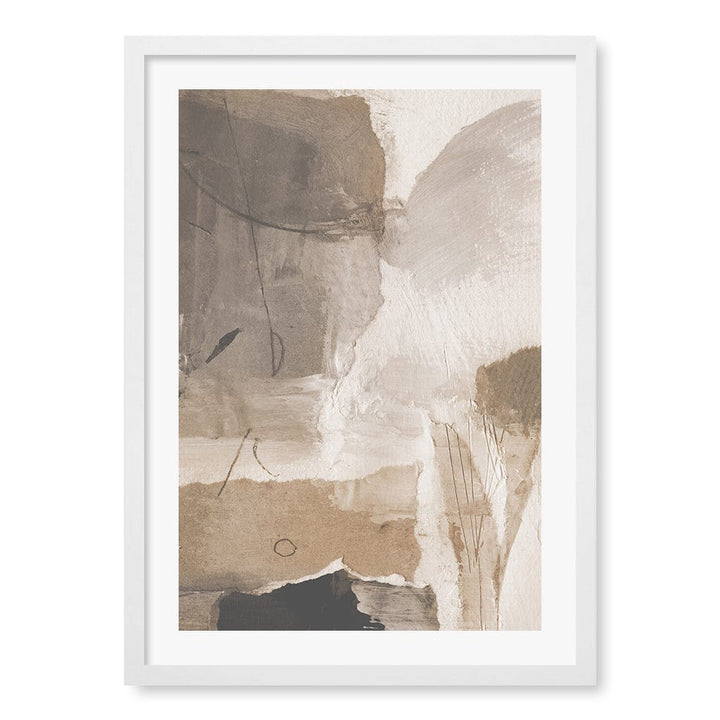 Reno Abstract Wall Art Print by Dan Hobday A4 (21 x 29.7cm) / Matte White Frame / White Border from our Australian Made Framed Wall Art, Prints & Posters collection by Profile Products (Australia) Pty Ltd