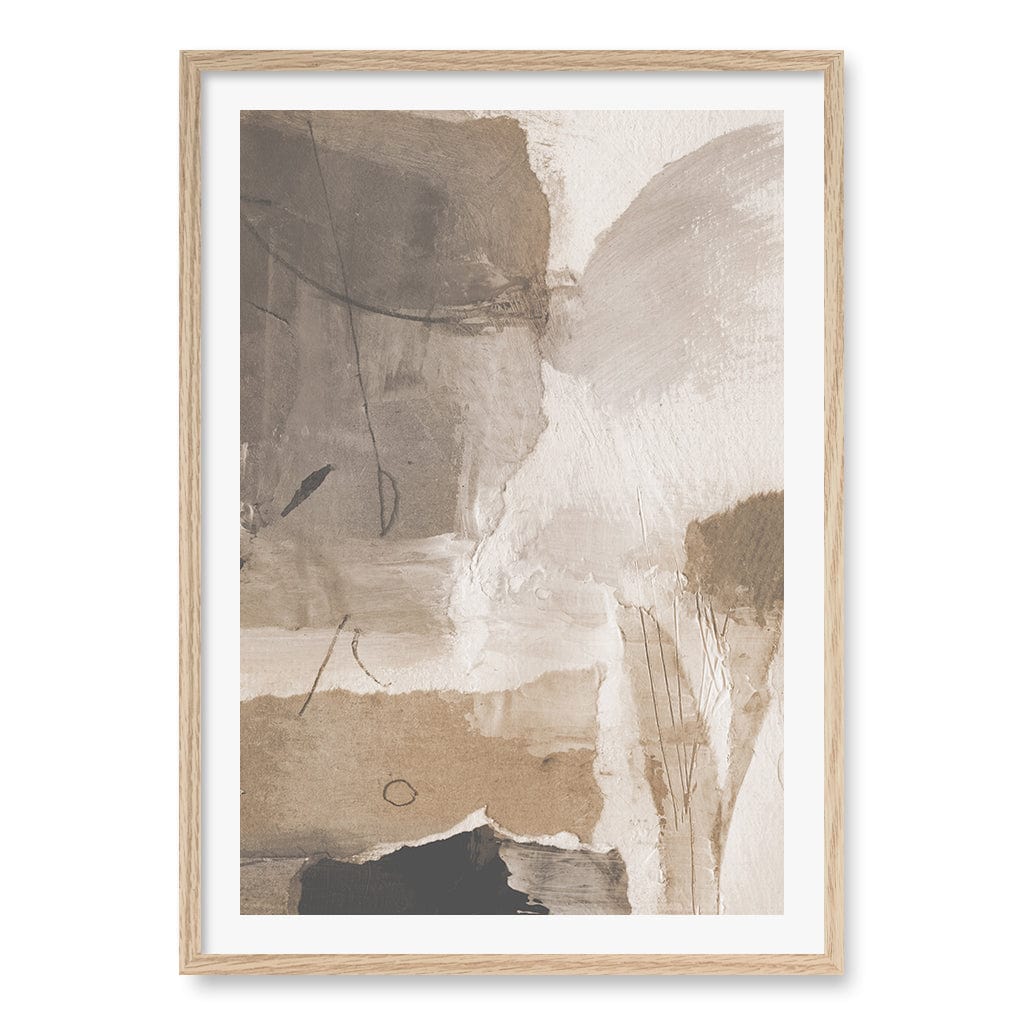 Reno Wall Art Print A1 (59.4 x 84.1cm) / Natural Oak Frame / White Border from our Australian Made Wall Art collection by Profile Australia