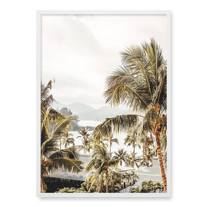 Resort Views Wall Art Print A1 (59.4 x 84.1cm) / Matte White Frame / No Border from our Australian Made Framed Wall Art, Prints & Posters collection by Profile Products (Australia) Pty Ltd