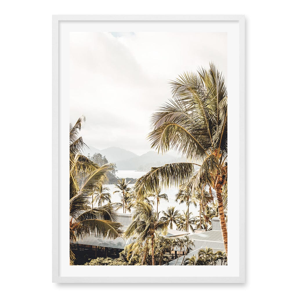 Resort Views Wall Art Print A1 (59.4 x 84.1cm) / Matte White Frame / White Border from our Australian Made Framed Wall Art, Prints & Posters collection by Profile Products (Australia) Pty Ltd
