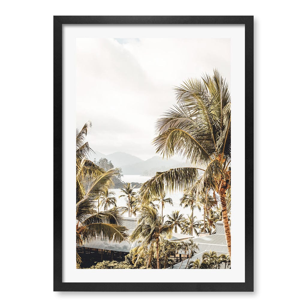 Resort Views Wall Art Print A2 (42 x 59.4cm) / Matte Black Frame / White Border from our Australian Made Framed Wall Art, Prints & Posters collection by Profile Products (Australia) Pty Ltd