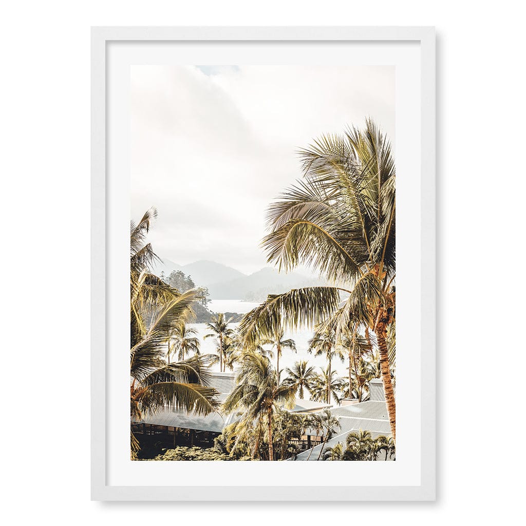 Resort Views Wall Art Print A2 (42 x 59.4cm) / Matte White Frame / White Border from our Australian Made Framed Wall Art, Prints & Posters collection by Profile Products (Australia) Pty Ltd
