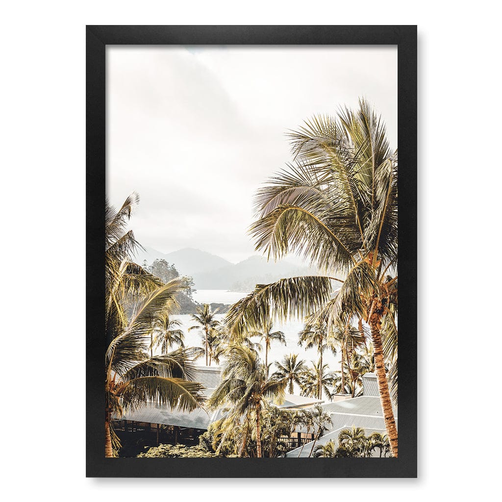 Resort Views Wall Art Print A3 (29.7 x 42cm) / Matte Black Frame / No Border from our Australian Made Framed Wall Art, Prints & Posters collection by Profile Products (Australia) Pty Ltd