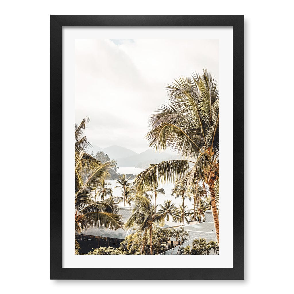 Resort Views Wall Art Print A3 (29.7 x 42cm) / Matte Black Frame / White Border from our Australian Made Framed Wall Art, Prints & Posters collection by Profile Products (Australia) Pty Ltd