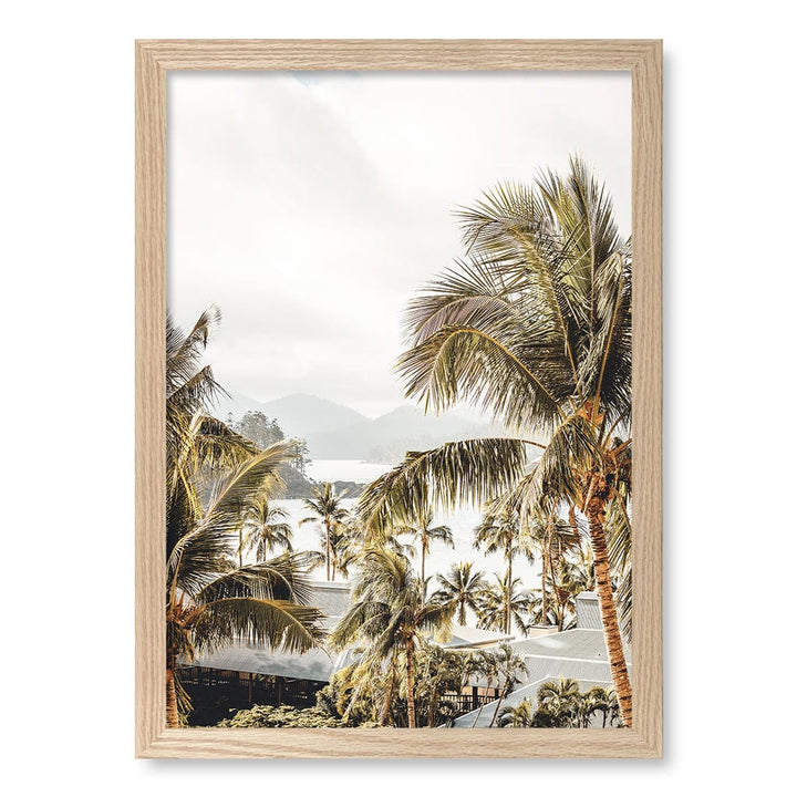 Resort Views Wall Art Print A3 (29.7 x 42cm) / Natural Oak Frame / No Border from our Australian Made Framed Wall Art, Prints & Posters collection by Profile Products (Australia) Pty Ltd