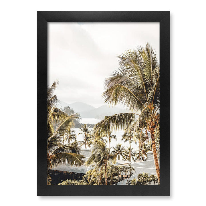 Resort Views Wall Art Print A4 (21 x 29.7cm) / Matte Black Frame / No Border from our Australian Made Framed Wall Art, Prints & Posters collection by Profile Products (Australia) Pty Ltd