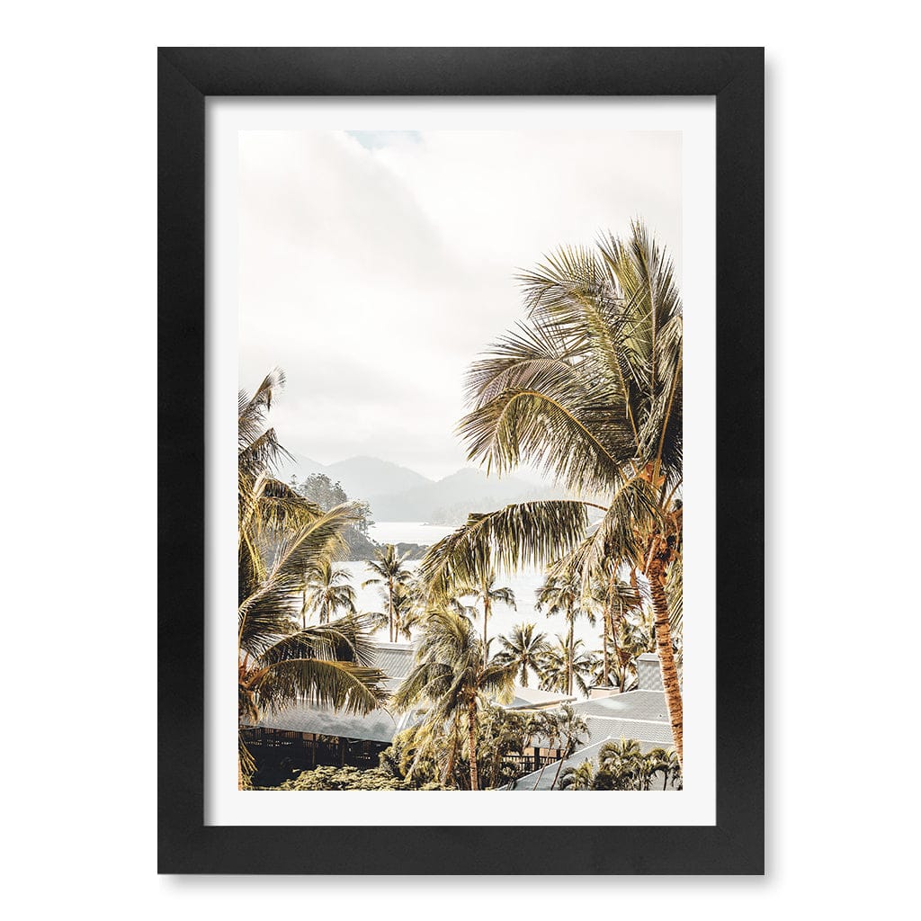 Resort Views Wall Art Print A4 (21 x 29.7cm) / Matte Black Frame / White Border from our Australian Made Framed Wall Art, Prints & Posters collection by Profile Products (Australia) Pty Ltd