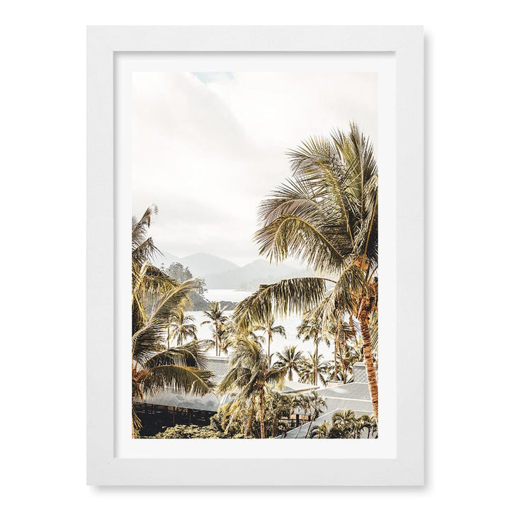 Resort Views Wall Art Print A4 (21 x 29.7cm) / Matte White Frame / White Border from our Australian Made Framed Wall Art, Prints & Posters collection by Profile Products (Australia) Pty Ltd