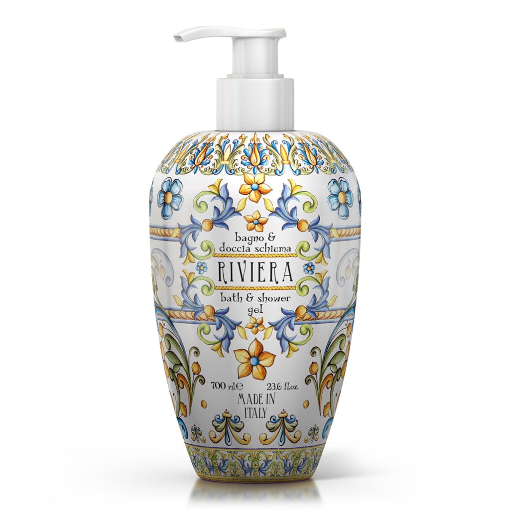 Riviera Body Wash - Jasmine and Vanilla - 700ml from our Liquid Hand & Body Soap collection by Rudy Profumi