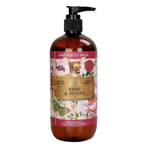 Rose & Peony Body Wash & Soap Bar Bundle - The English Soap Company from our Body & Bath collection by The English Soap Company