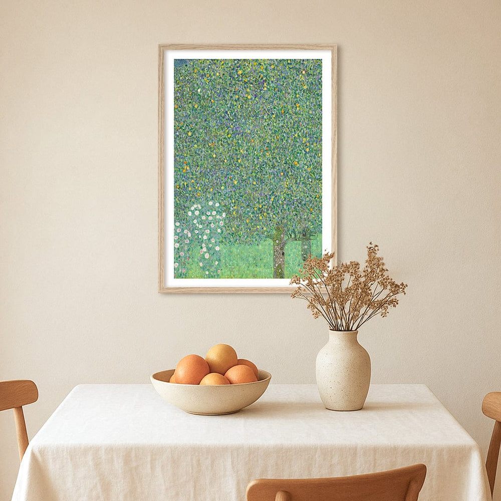 Rosebushes - Gustav Klimt Art Print from our Australian Made Wall Art collection by Profile Australia