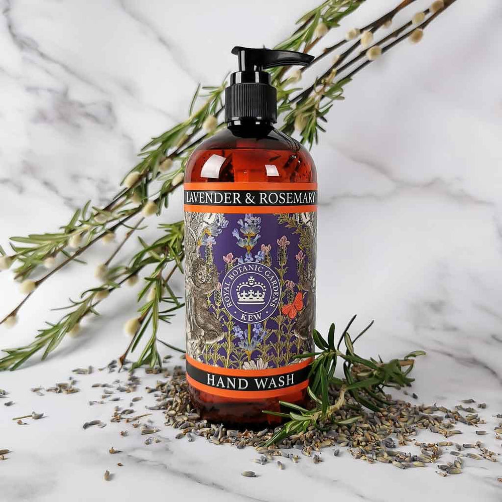 Rosemary & Lavender Hand Wash - Kew Gardens Collection from our Liquid Hand & Body Soap collection by The English Soap Company