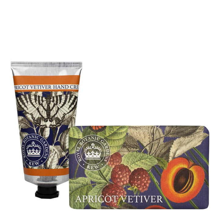 Royal Kew Gardens - Apricot Vetiver Hand Cream & Soap Bundle from our Body & Bath collection by The English Soap Company