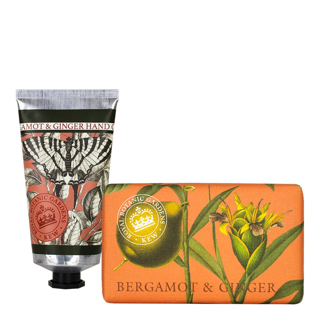 Royal Kew Gardens - Bergamot & Ginger  Hand Cream & Soap Bundle from our Body & Bath collection by The English Soap Company