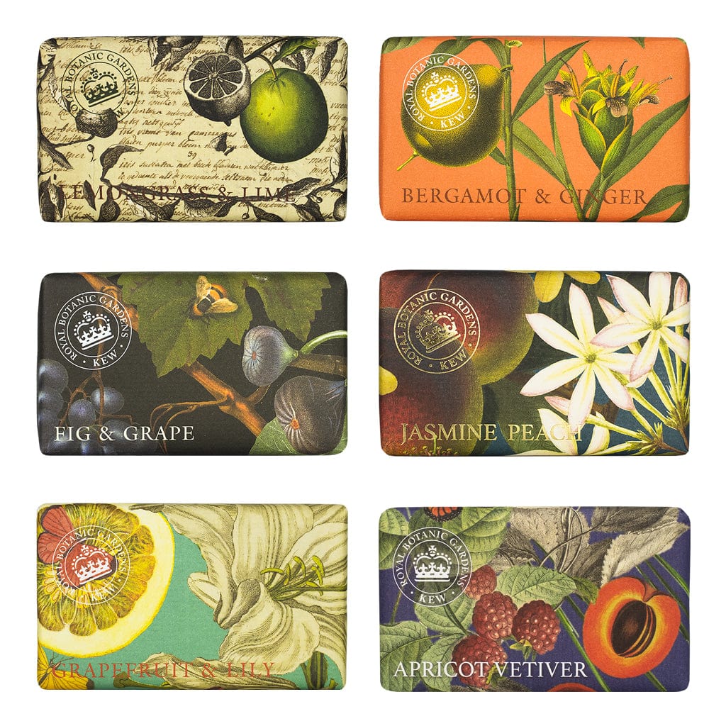 Royal Kew Gardens – Citrus & Spice Soap Bar Collection (6 x 240g) from our Luxury Bar Soap collection by The English Soap Company