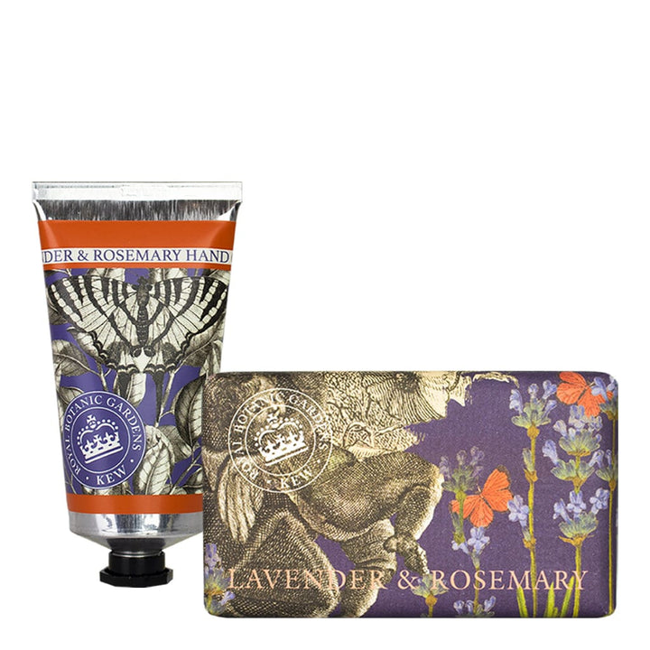 Royal Kew Gardens - Lavender & Rosemary Hand Cream & Soap Bundle from our Body & Bath collection by The English Soap Company