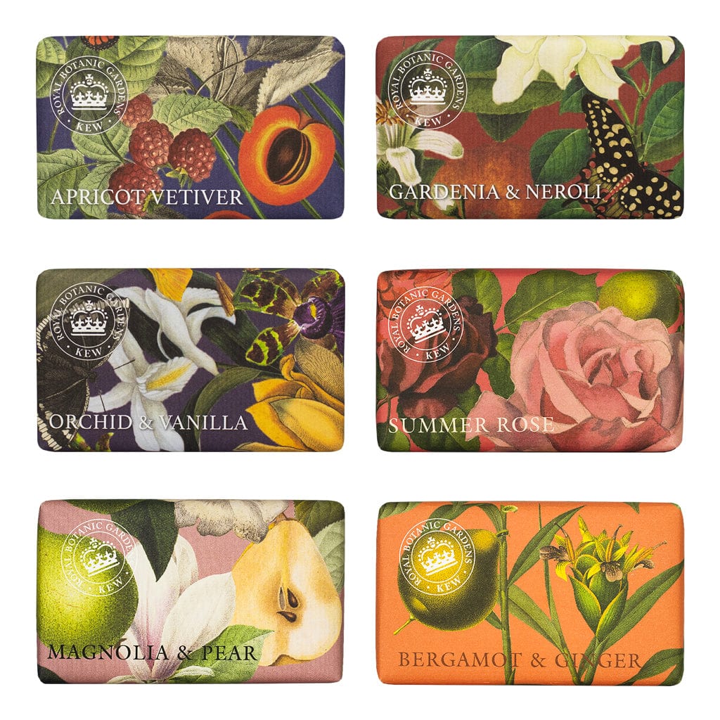 Royal Kew Gardens – Orchard Blooms Soap Bar Collection (6 x 240g) from our Luxury Bar Soap collection by The English Soap Company
