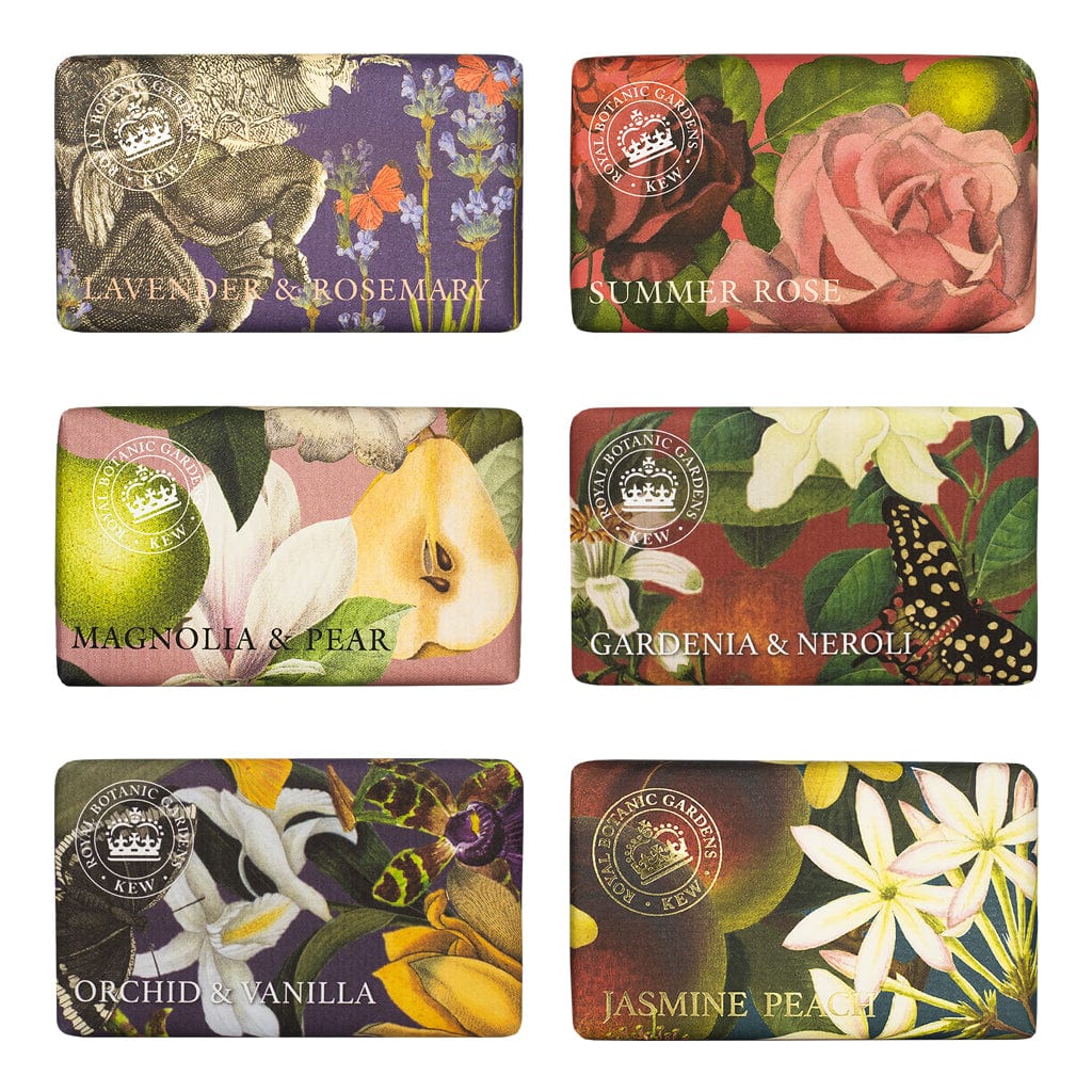Royal Kew Gardens – Petal & Stem Soap Bar Collection (6 x 240g) from our Luxury Bar Soap collection by The English Soap Company