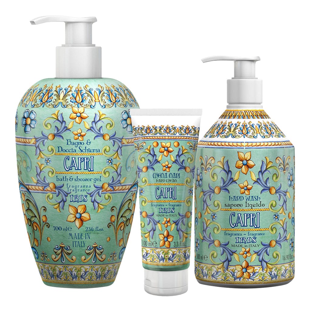 Rudy Capri Bath & Body Gift Set – Body Wash, Hand Wash & Hand Cream from our Body & Bath collection by Rudy Profumi