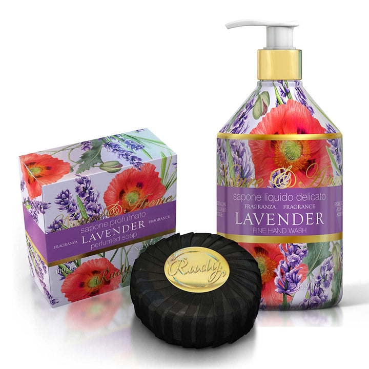Rudy Lavender Hand Care Duo Gift Set – Hand Soap & Soap Bar from our Body & Bath collection by Rudy Profumi