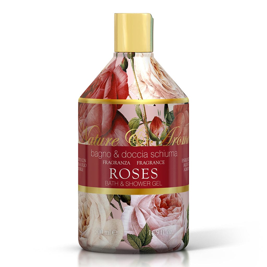 Rudy Nature and Arome Rose Bath and Shower Cream (500ml) from our Body & Bath collection by Rudy Profumi