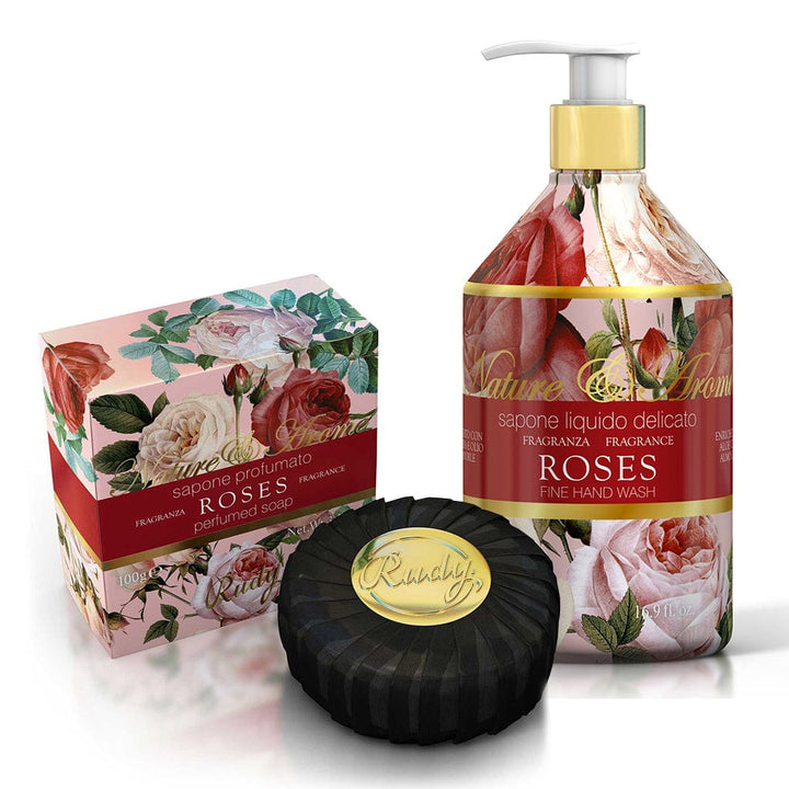 Rudy Rose Hand Care Duo Gift Set – Hand Soap & Soap Bar from our Body & Bath collection by Rudy Profumi