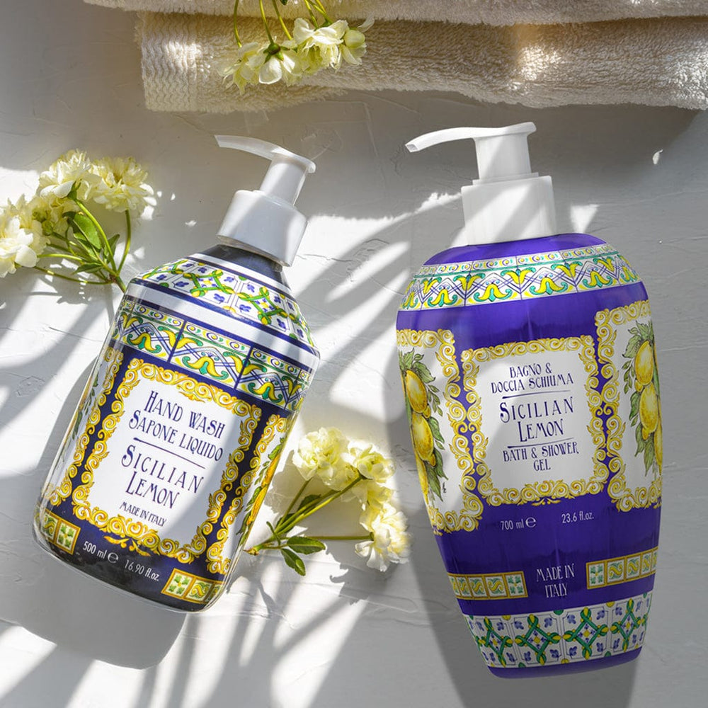 Rudy Sicilian Lemon Bath & Body Duo Gift Set – Body Wash & Hand Wash from our Body & Bath collection by Rudy Profumi