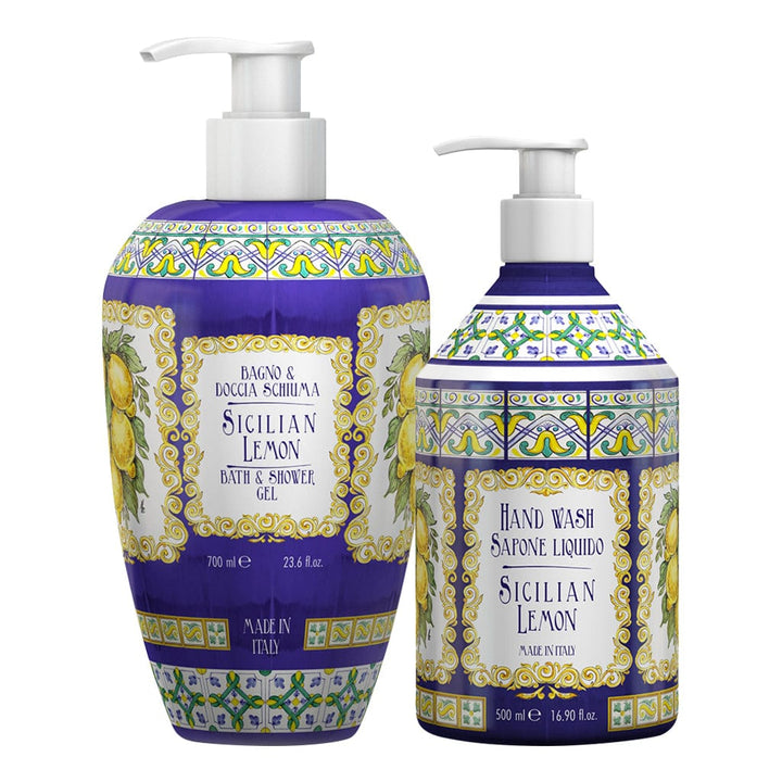Rudy Sicilian Lemon Bath & Body Duo Gift Set – Body Wash & Hand Wash from our Body & Bath collection by Rudy Profumi