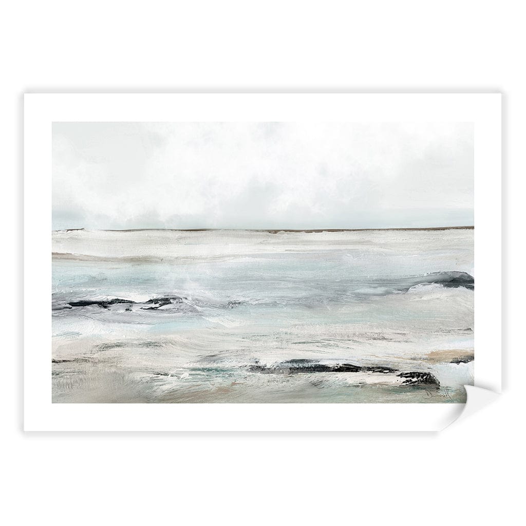 Sandy Bay Abstract Wall Art Print by Dan Hobday A4 (21 x 29.7cm) / Print Only / White Border from our Australian Made Framed Wall Art, Prints & Posters collection by Profile Products (Australia) Pty Ltd