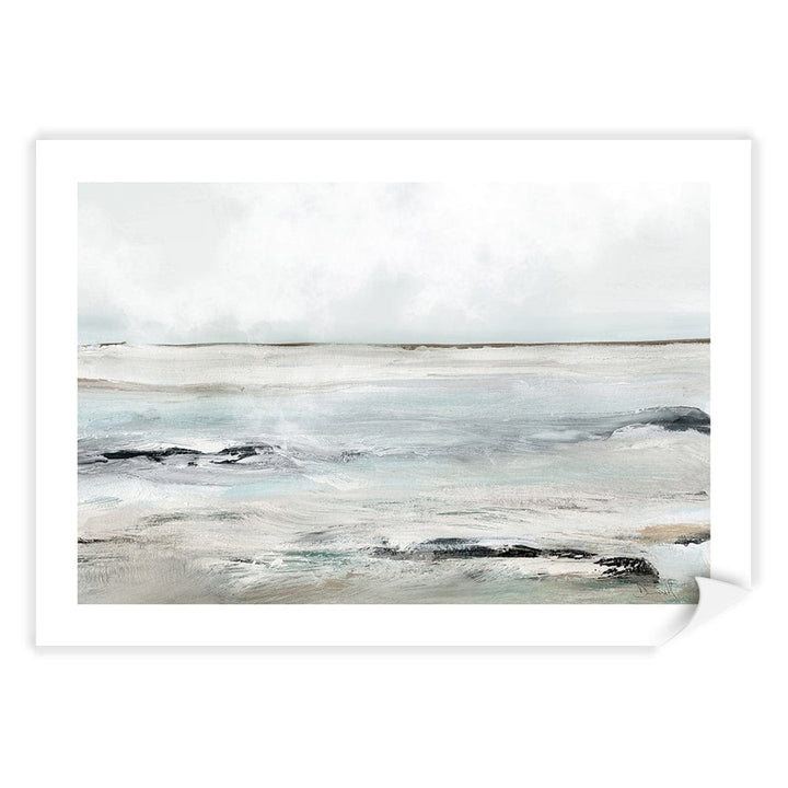 Sandy Bay Abstract Wall Art Print by Dan Hobday A4 (21 x 29.7cm) / Print Only / White Border from our Australian Made Framed Wall Art, Prints & Posters collection by Profile Products (Australia) Pty Ltd