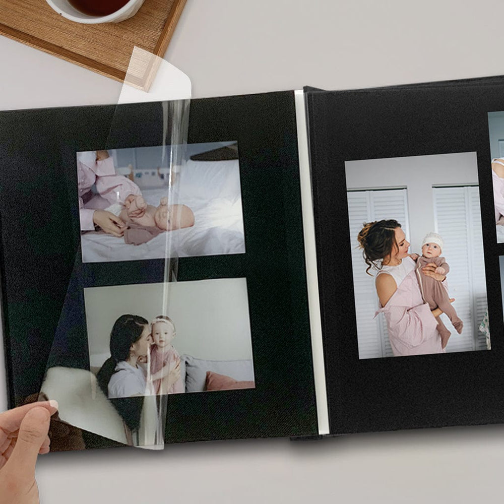 Self-Adhesive Black Photo Album Bundle 335x325mm – 2 Pack Peel & Stick Albums from our Photo Albums collection by Profile Products (Australia) Pty Ltd