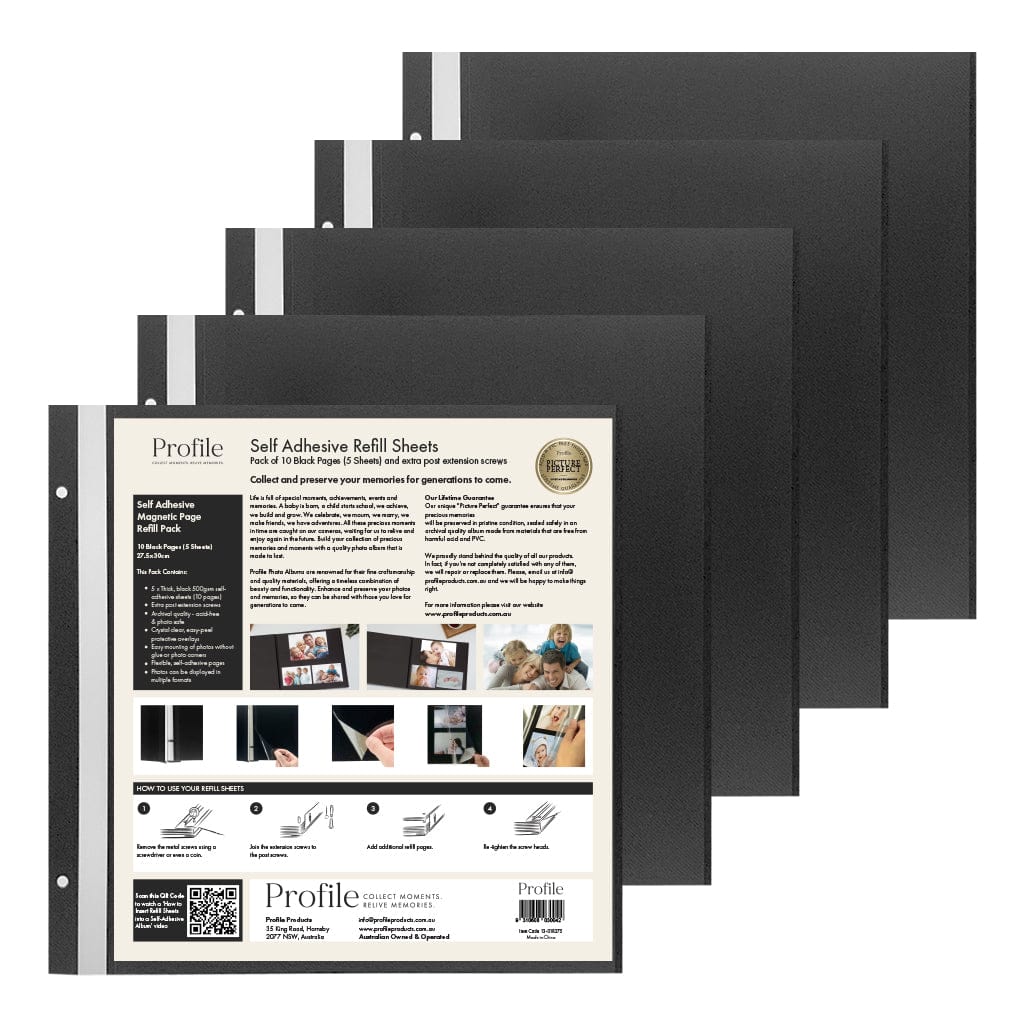 Self-Adhesive Photo Album - Refill Pack from our Photo Albums collection by Profile Products Australia