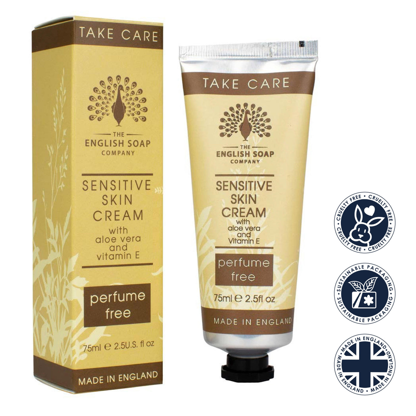 Sensitive Skin Hand Cream 75ml from our Hand Cream collection by The English Soap Company