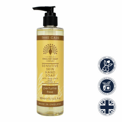 Sensitive Skin Hand Wash from our Liquid Hand & Body Soap collection by The English Soap Company