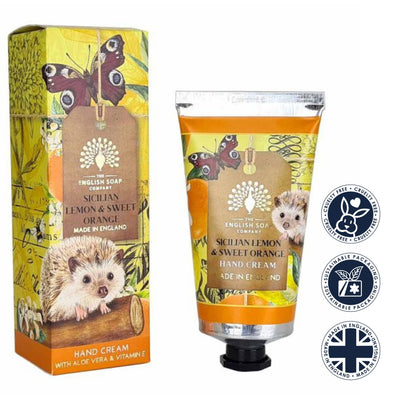 Sicilian Lemon and Sweet Orange Hand Cream 75ml from our Hand Cream collection by The English Soap Company