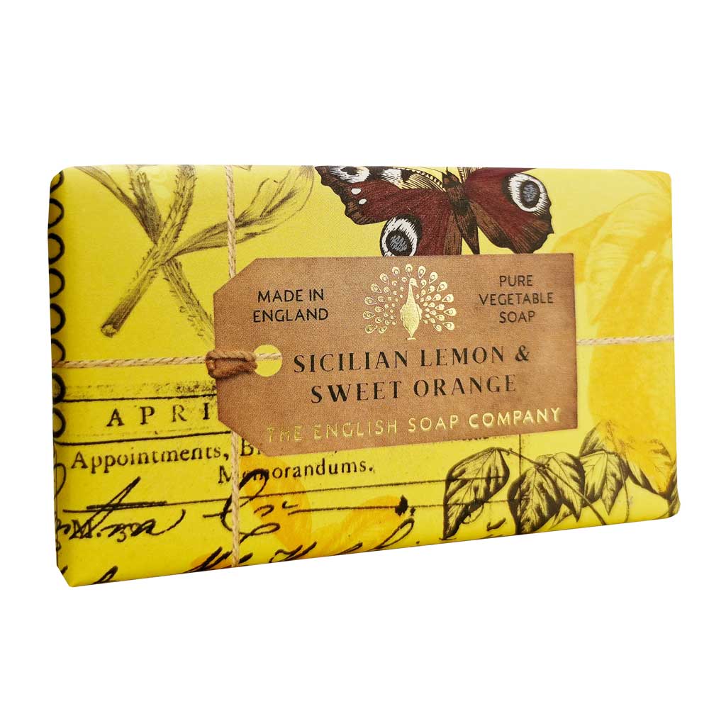 Sicilian Lemon & Orange Body Wash & Soap Bar Bundle - The English Soap Company from our Body & Bath collection by The English Soap Company