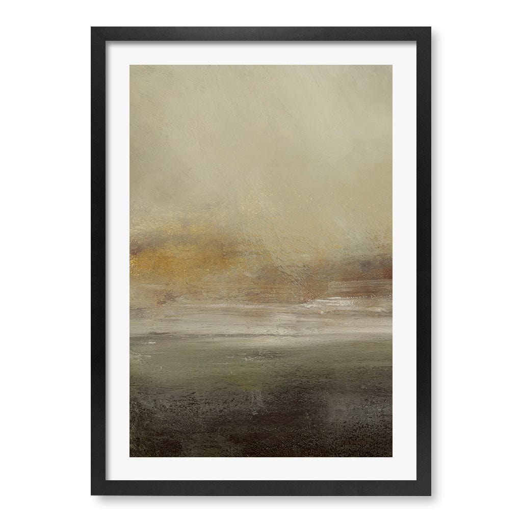 Sleepy Mist Abstract Wall Art Print by Dan Hobday A4 (21 x 29.7cm) / Matte Black Frame / White Border from our Australian Made Framed Wall Art, Prints & Posters collection by Profile Products (Australia) Pty Ltd