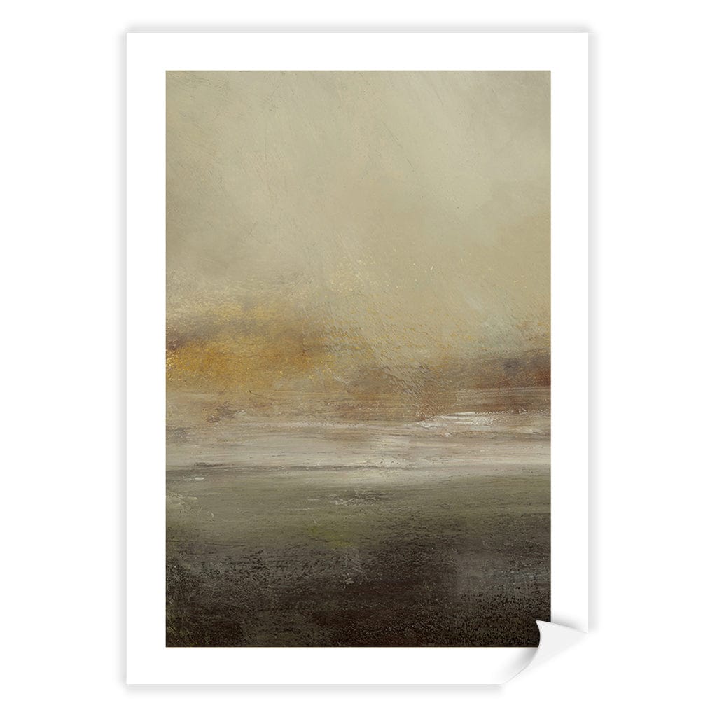 Sleepy Mist Abstract Wall Art Print by Dan Hobday A4 (21 x 29.7cm) / Print Only / White Border from our Australian Made Framed Wall Art, Prints & Posters collection by Profile Products (Australia) Pty Ltd