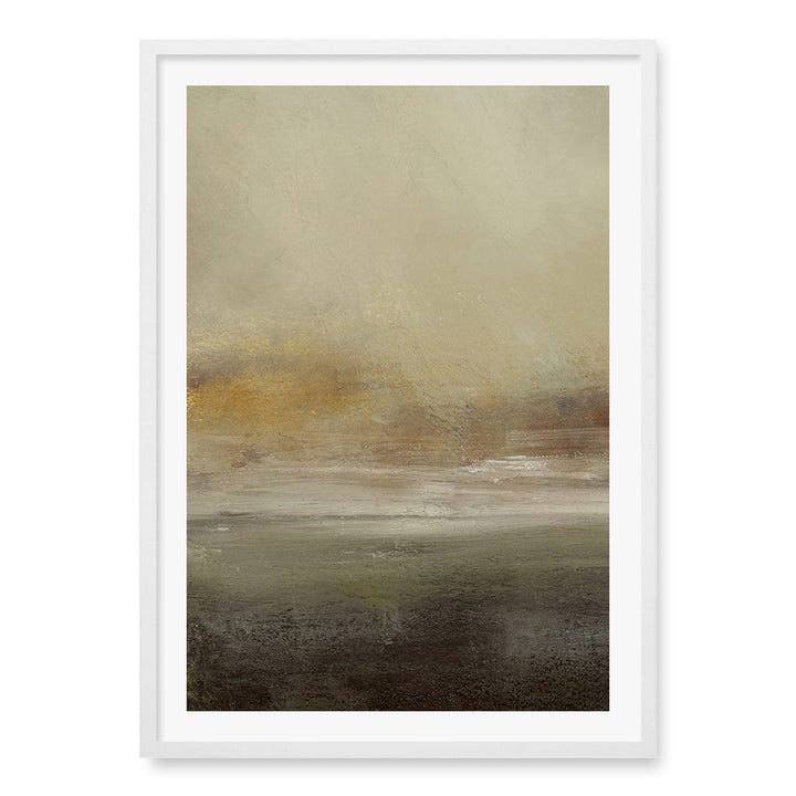 Sleepy Mist Wall Art Print A1 (59.4 x 84.1cm) / Matte White Frame / White Border from our Australian Made Wall Art collection by Profile Australia