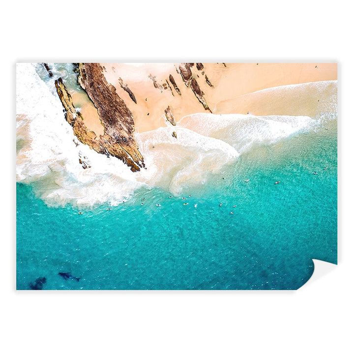Snapper Rocks Wall Art Print A4 (21 x 29.7cm) / Print Only / No Border from our Australian Made Framed Wall Art, Prints & Posters collection by Profile Products (Australia) Pty Ltd