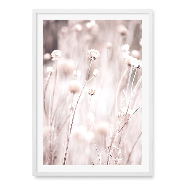 Soft Tone Grass Wall Art Print A1 (59.4 x 84.1cm) / Matte White Frame / White Border from our Australian Made Framed Wall Art, Prints & Posters collection by Profile Products (Australia) Pty Ltd