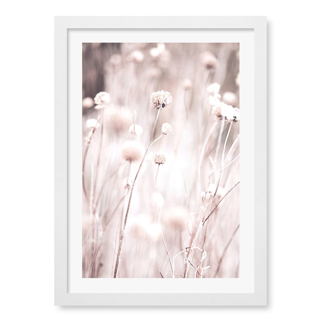 Soft Tone Grass Wall Art Print A3 (29.7 x 42cm) / Matte White Frame / White Border from our Australian Made Framed Wall Art, Prints & Posters collection by Profile Products (Australia) Pty Ltd
