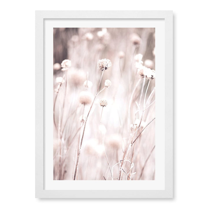 Soft Tone Grass Wall Art Print A3 (29.7 x 42cm) / Matte White Frame / White Border from our Australian Made Framed Wall Art, Prints & Posters collection by Profile Products (Australia) Pty Ltd