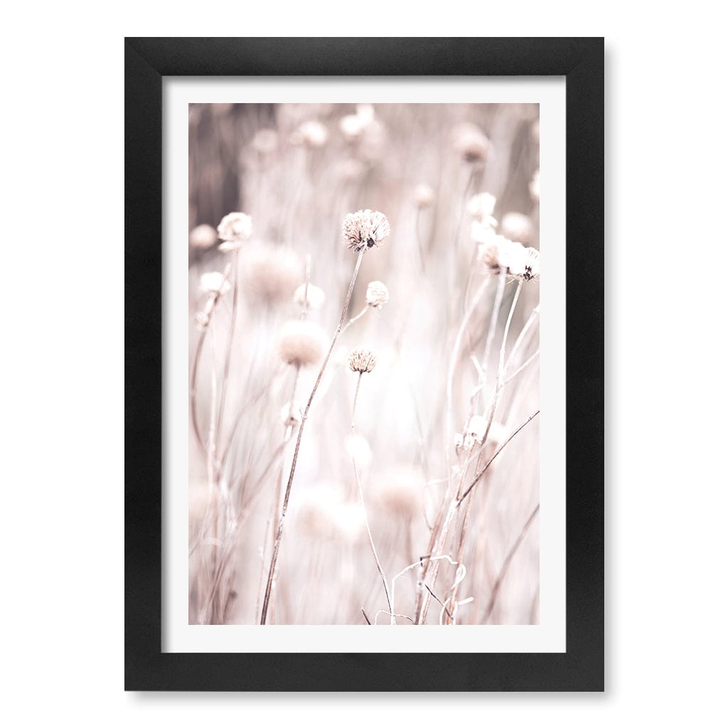 Soft Tone Grass Wall Art Print A4 (21 x 29.7cm) / Matte Black Frame / White Border from our Australian Made Framed Wall Art, Prints & Posters collection by Profile Products (Australia) Pty Ltd