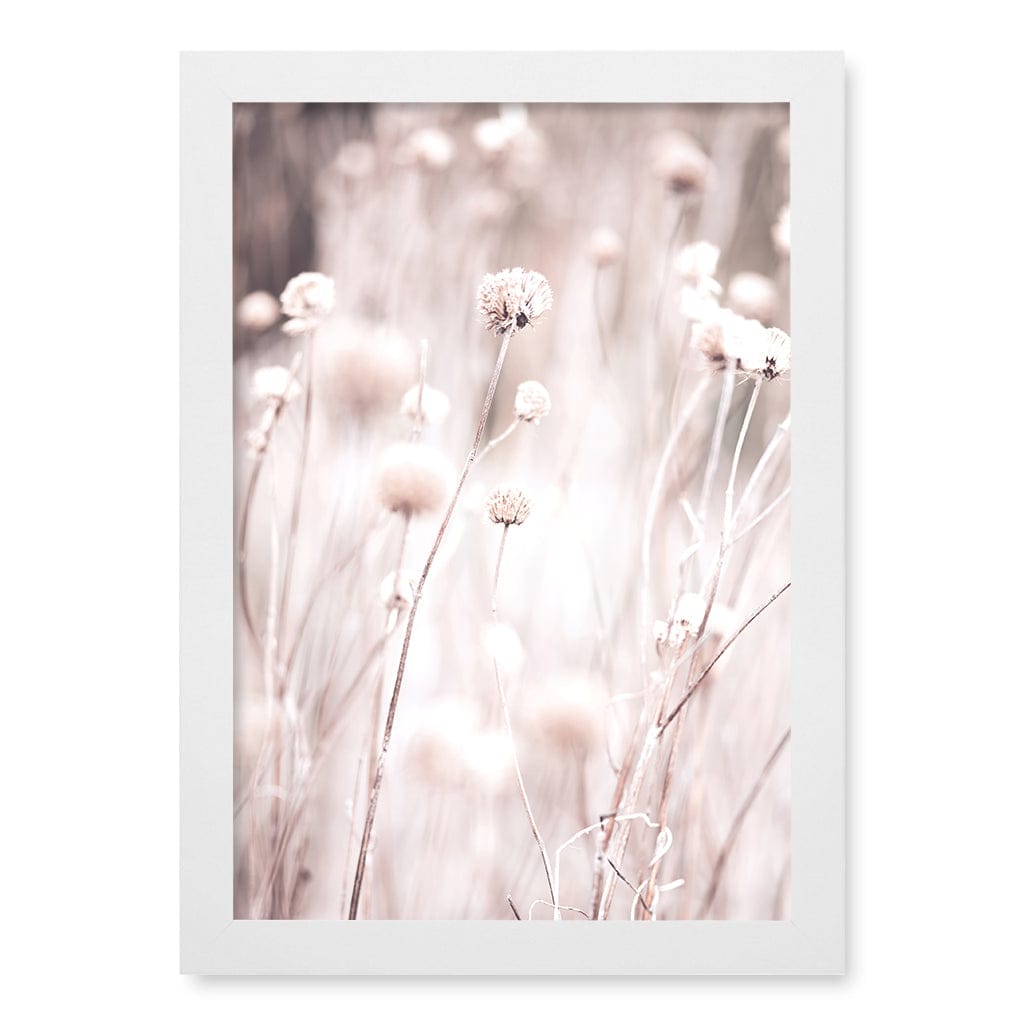 Soft Tone Grass Wall Art Print A4 (21 x 29.7cm) / Matte White Frame / No Border from our Australian Made Framed Wall Art, Prints & Posters collection by Profile Products (Australia) Pty Ltd