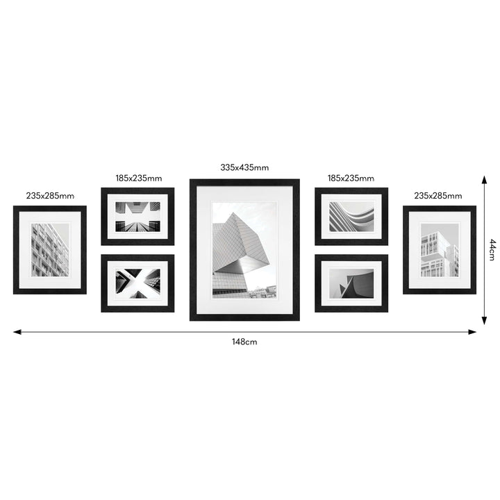 Studio Nova Gallery Frame Set E07 (7 Frames) from our Imported Picture Frames collection by Studio Nova