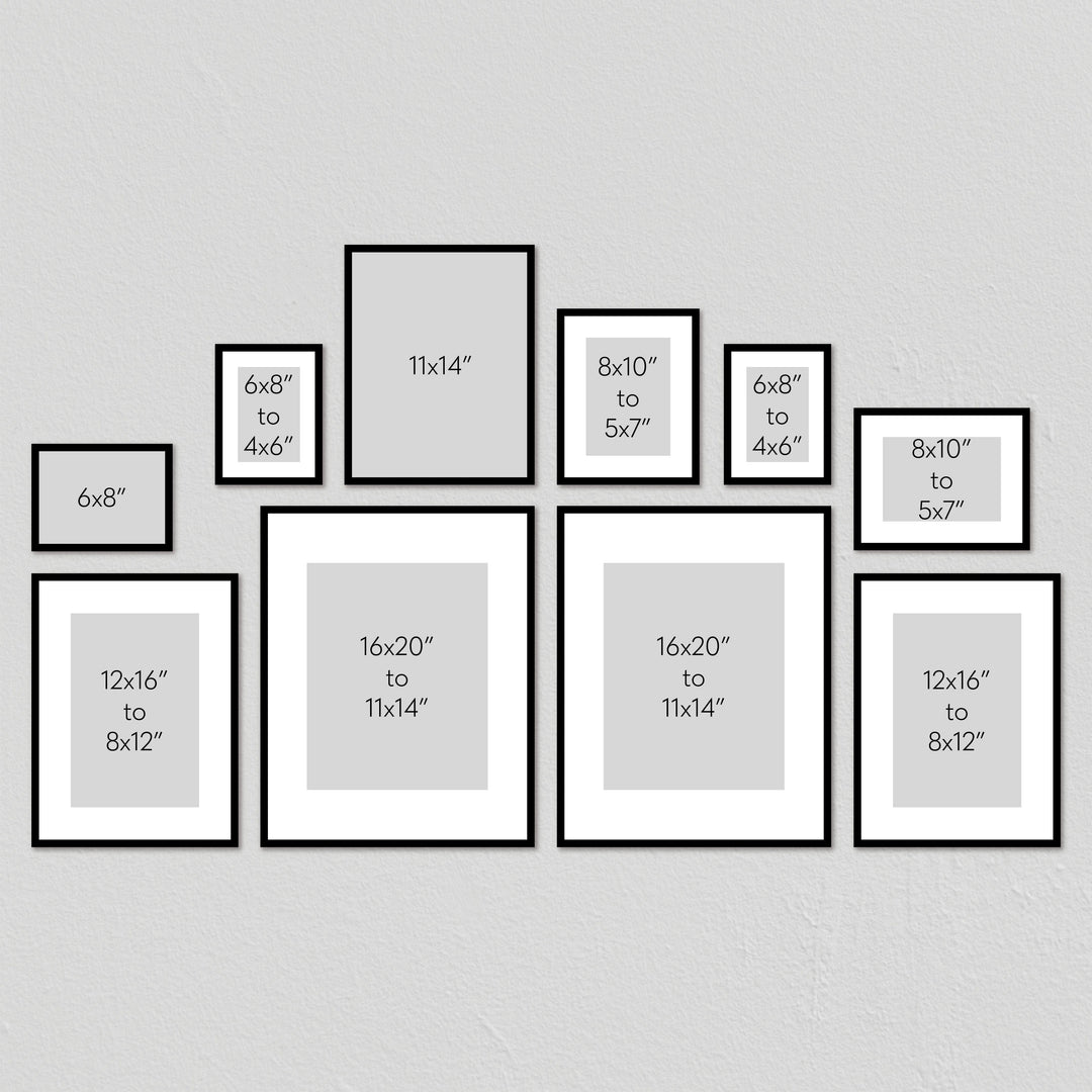 Studio Nova Gallery Photo Wall Frame Set (10 Piece) from our Studio Nova Gallery Photo Wall Frame Sets collection by Profile Products Australia