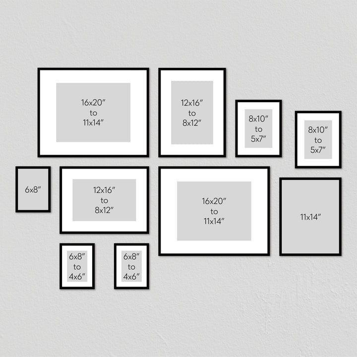 Studio Nova Gallery Photo Wall Frame Set (10 Piece) from our Studio Nova Gallery Photo Wall Frame Sets collection by Profile Products Australia